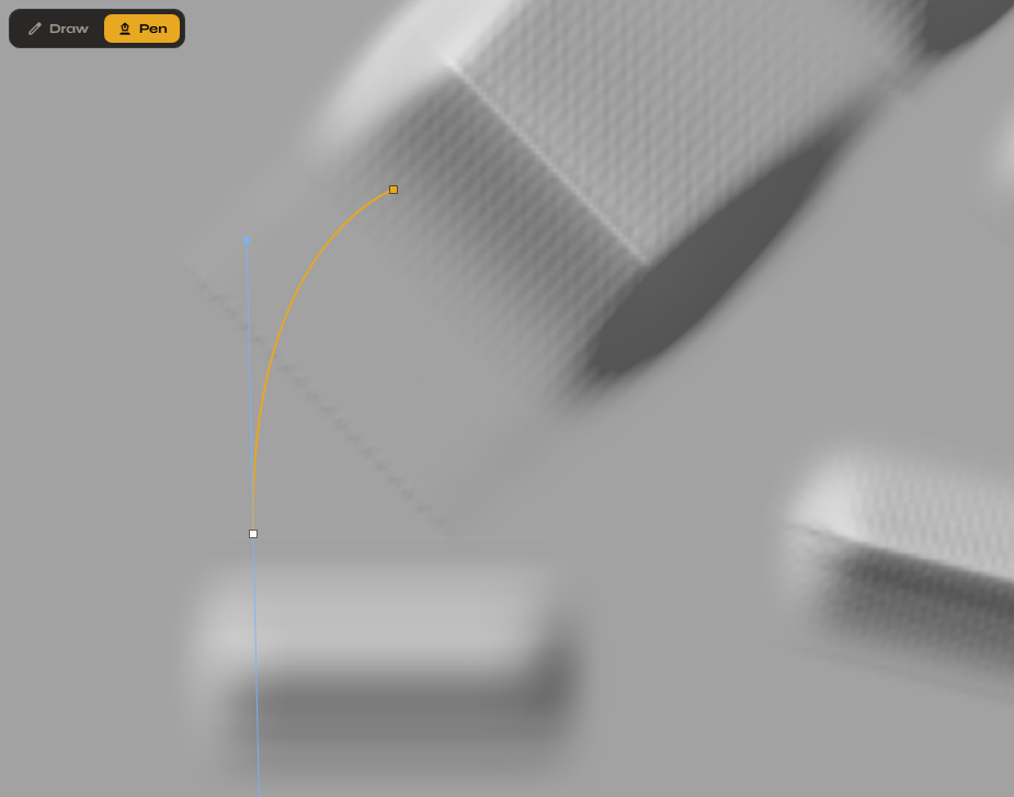 Pen tool path